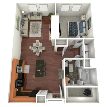 Vue Greenville floor plan 2