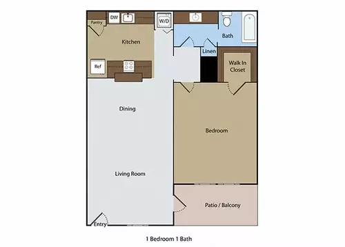 Walnut Terrace Apartments Floorplan 2