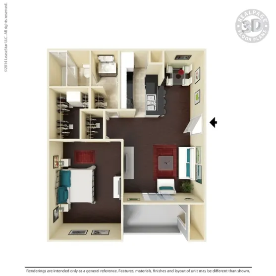 Waterford @ Bellmar Dallas Apartment Floor Plan 4