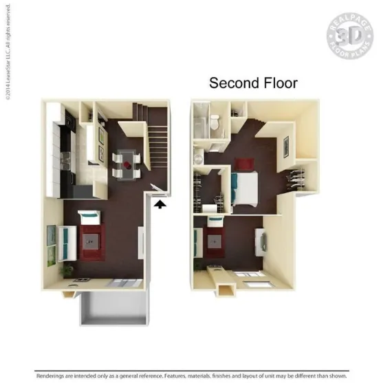 Waterford @ Bellmar Dallas Apartment Floor Plan 5