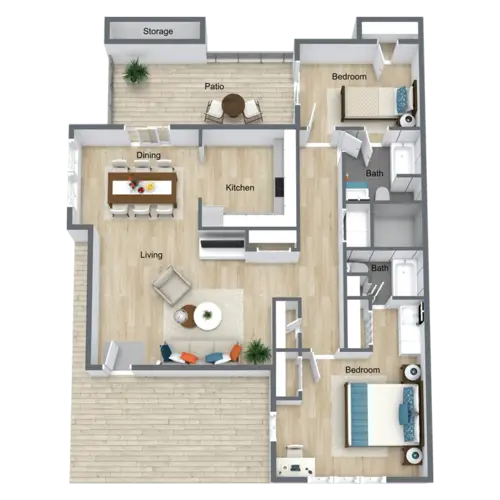 West Bellfort Condos FloorPlan 2