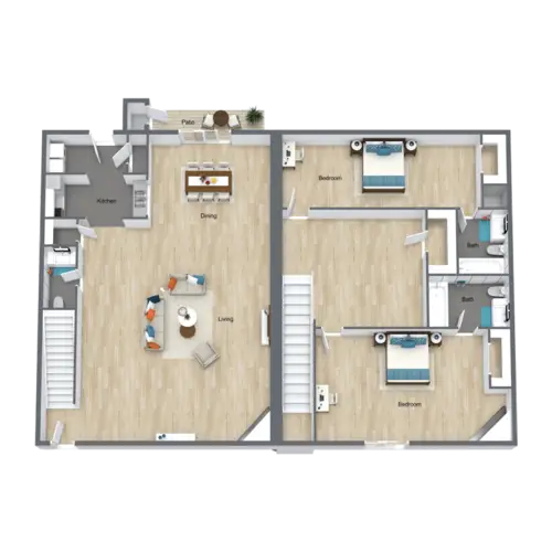 West Bellfort Condos FloorPlan 3