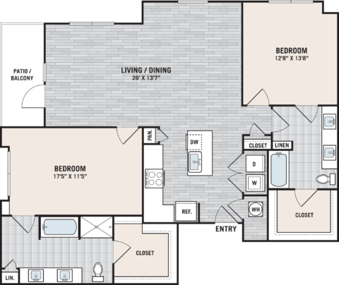 West Love Apartments floor plan 10