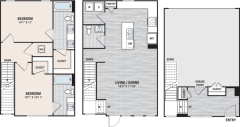 West Love Apartments floor plan 6