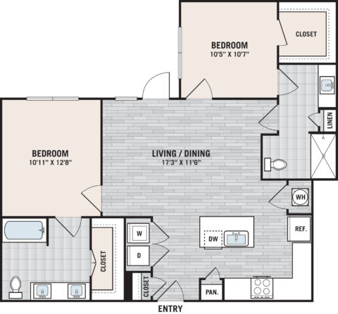 West Love Apartments floor plan 7