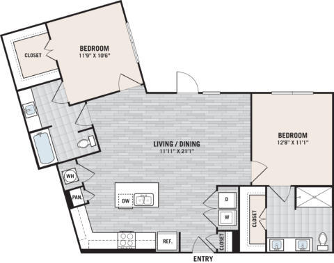 West Love Apartments floor plan 8