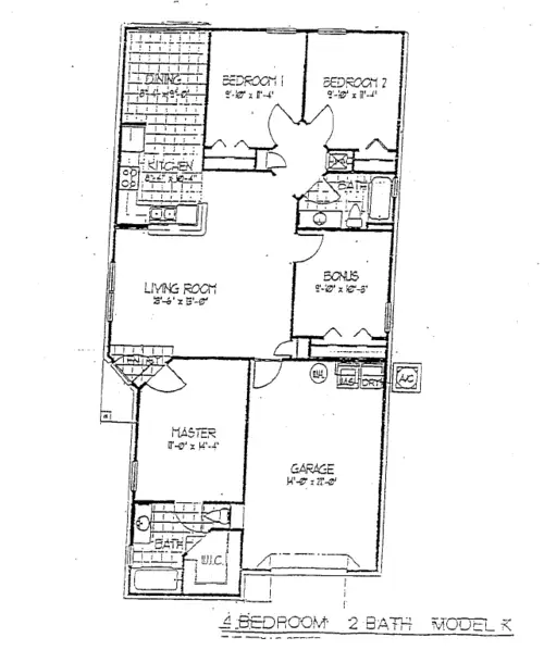 Westbury Village Homes FloorPlan 1