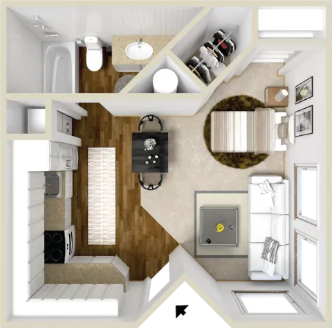 Westchase Creek Apartments Houston Houston Apartment Floor Plan 1