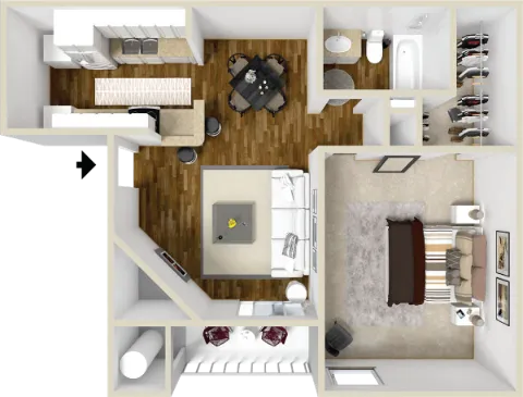 Westchase Creek Apartments Houston Houston Apartment Floor Plan 4