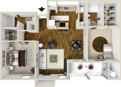 Westchase Creek Apartments Houston Houston Apartment Floor Plan 5