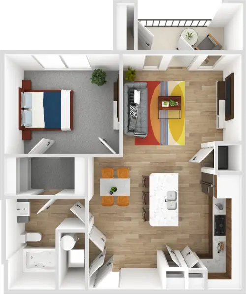 Westmoreland Station Apartments FloorPlan 01