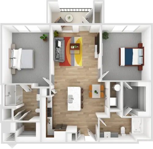 Westmoreland Station Apartments FloorPlan 02