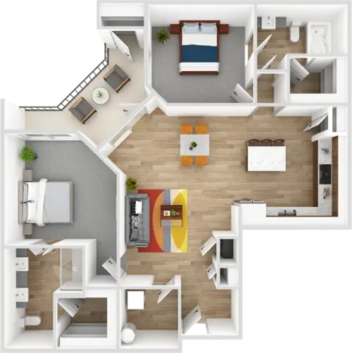 Westmoreland Station Apartments FloorPlan 03