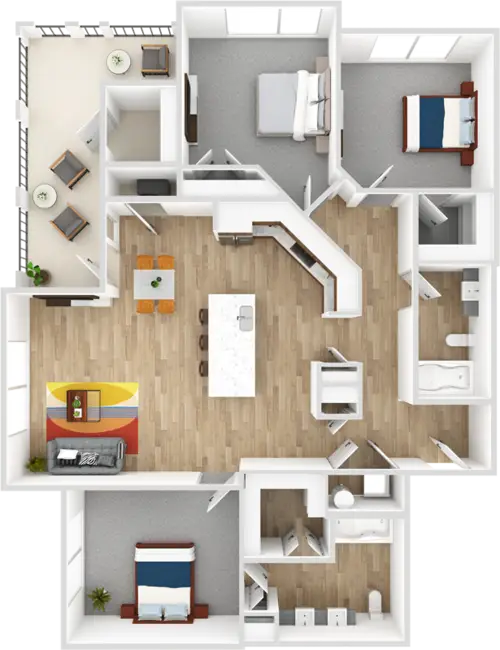 Westmoreland Station Apartments FloorPlan 04