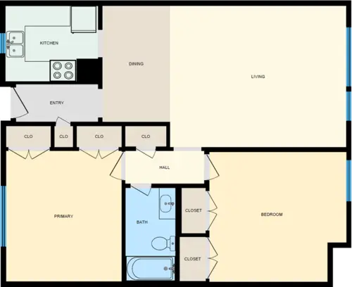 Westwood Apartments Webb Chapel FloorPlan 3