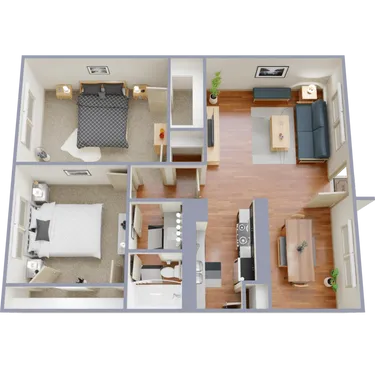 Willow Creek Apartment Homes Floorplan 2