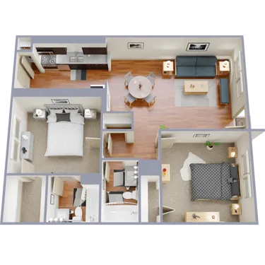 Willow Creek Apartment Homes Floorplan 3