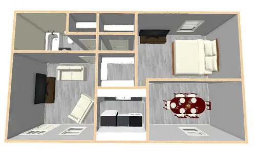 Wilshire On Mockingbird FloorPlan 1