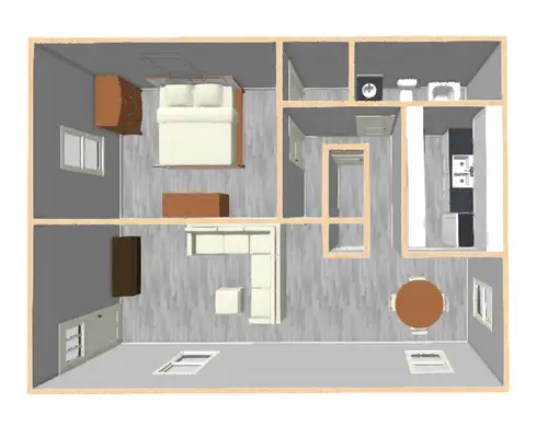 Wilshire On Mockingbird FloorPlan 2