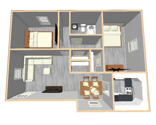 Wilshire On Mockingbird FloorPlan 3