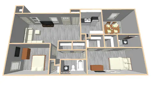 Wilshire On Mockingbird FloorPlan 4