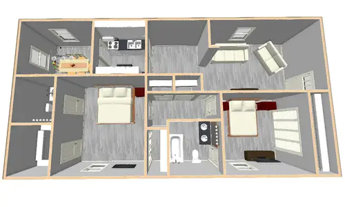 Wilshire On Mockingbird FloorPlan 5