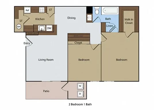 Windchase Hamlet Apartments Houston Floor Plan 3