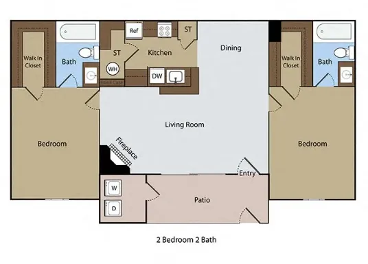 Windchase Hamlet Apartments Houston Floor Plan 4