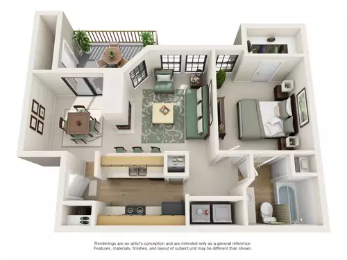 Windsong Apartments Floorplan 3