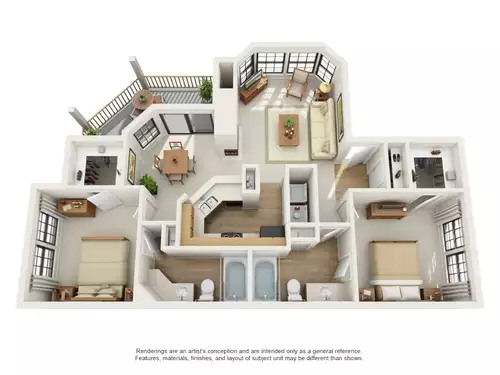 Windsong Apartments Floorplan 5