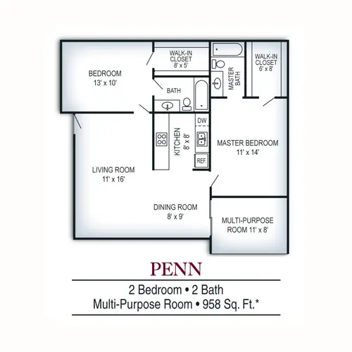 Windsor Station Apartment FloorPlan 06