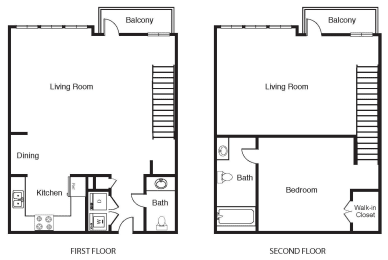 Windsor West Lemmon Dallas Apartment Floor Plan 7