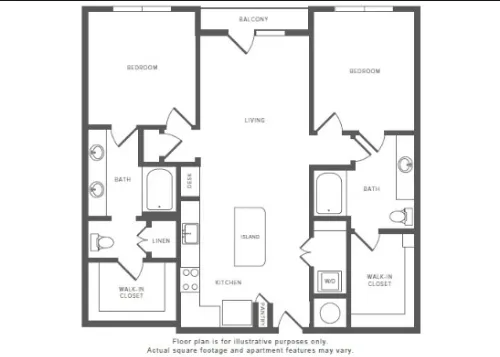 Windsor by the Galleria Dallas floorplan 9