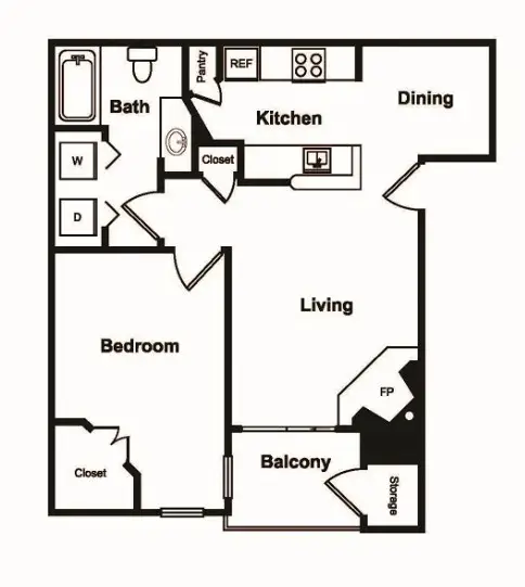 Windsor on White Rock Lake floor plan 1