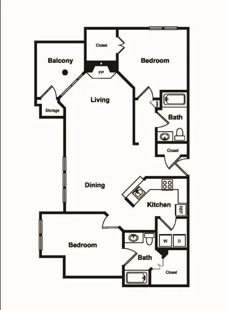 Windsor on White Rock Lake floor plan 2