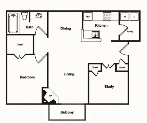 Windsor on White Rock Lake floor plan 3