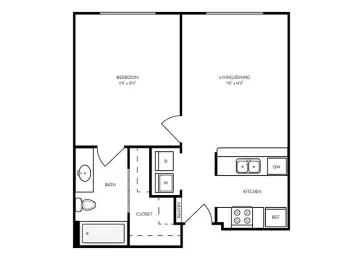 Winsted at White Rock Houston Apartment Floor Plan 9