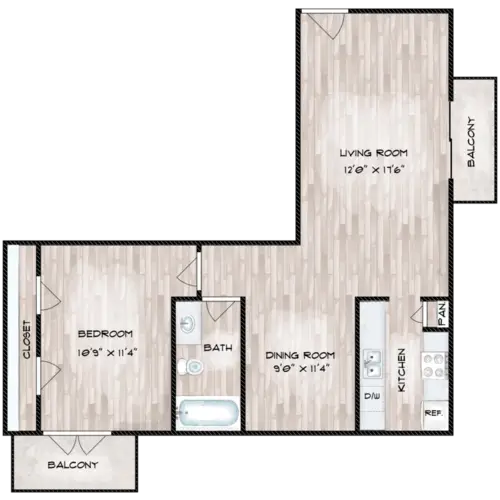 Woodlake Townhomes FloorPlan 2