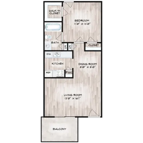 Woodlake Townhomes FloorPlan 4