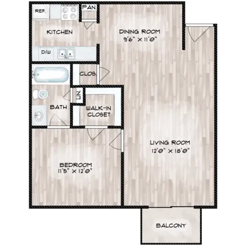 Woodlake Townhomes FloorPlan 7