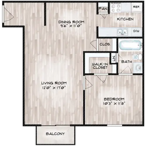 Woodlake Townhomes FloorPlan 9