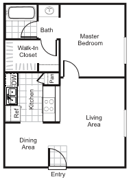 Woodtrail Apartment Homes Houston Floor Plan 2