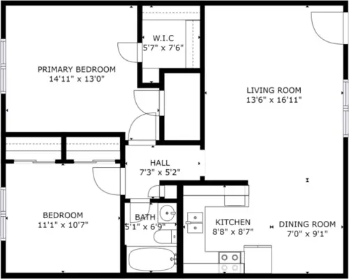 Zang Apartments FloorPlan 2