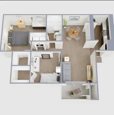 coronado apartments dallas floorplan 1