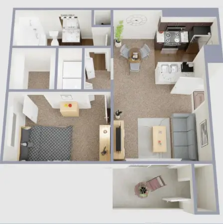 coronado apartments dallas floorplan 2