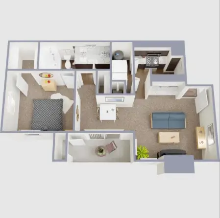 coronado apartments dallas floorplan 3