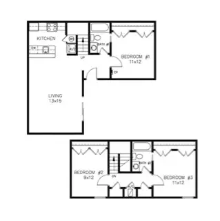 fisher trails apartments dallas floorplan 6