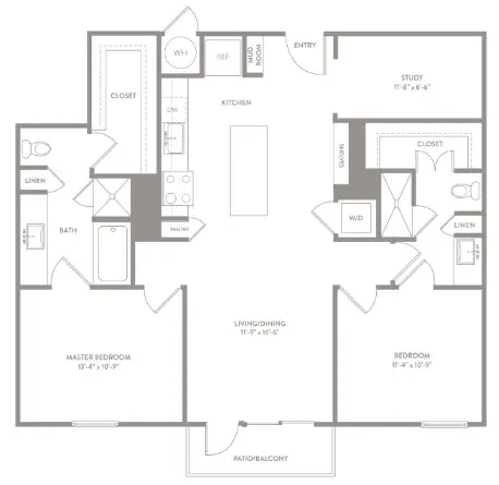 knox heights dallas floorplan 3