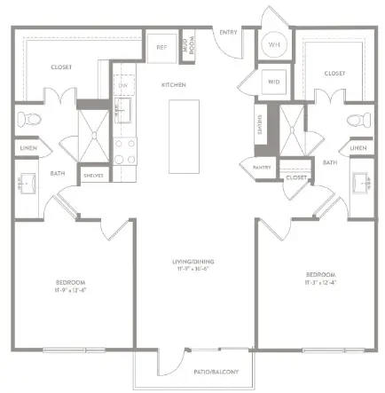 knox heights dallas floorplan 4