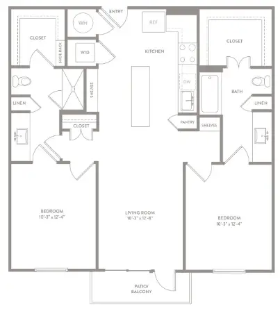 knox heights dallas floorplan 8